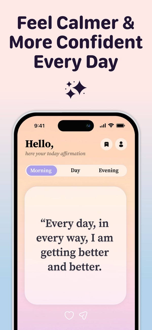 Lumio Daily Affirmations App screenshot 1