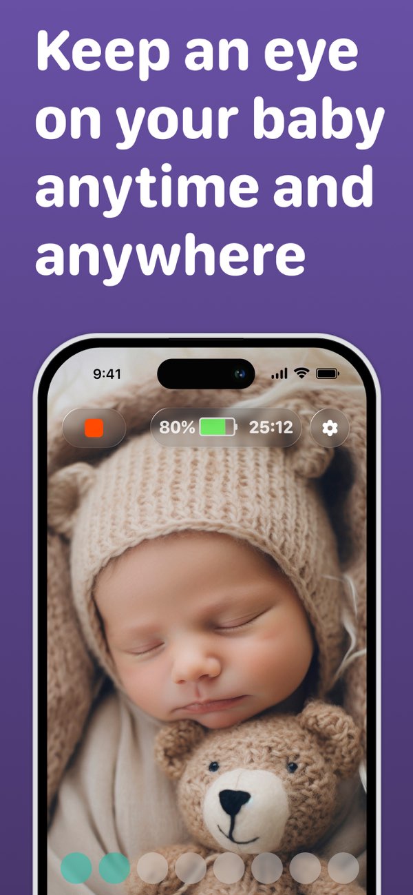 Bambino Free Baby Monitor App screenshot 1