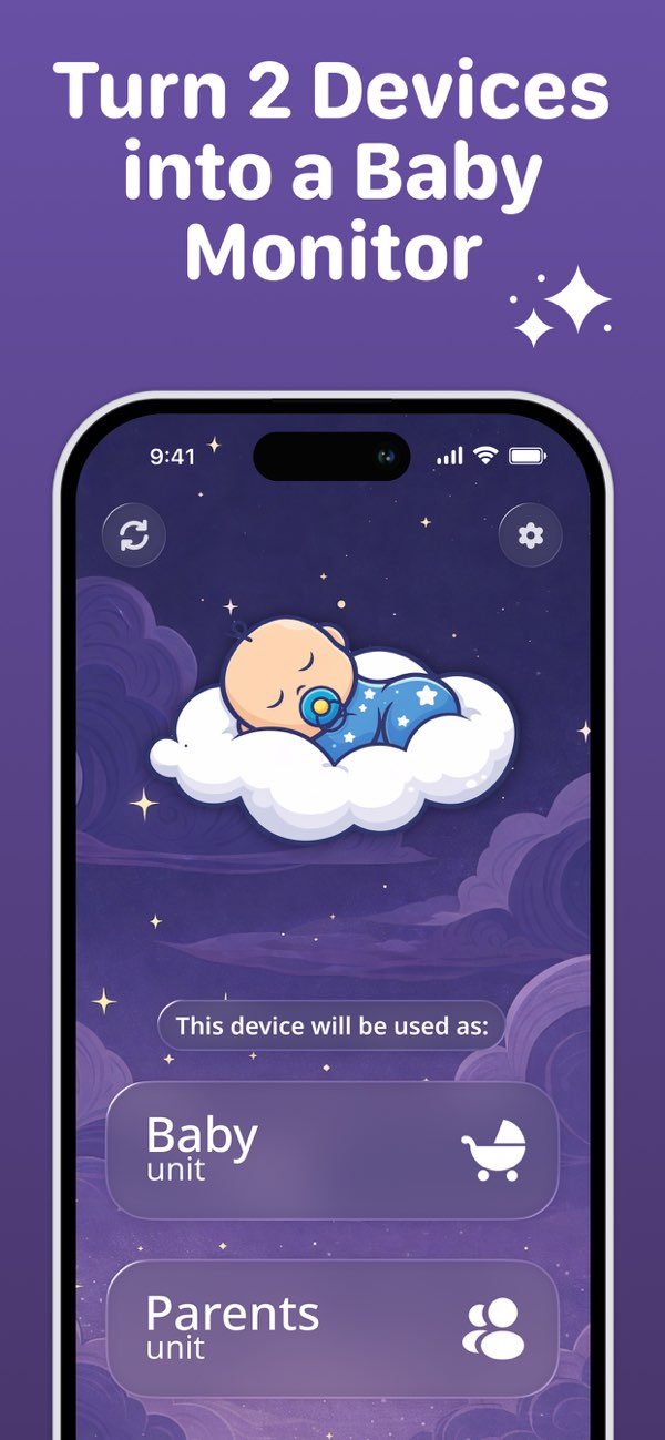 Bambino Free Baby Monitor App screenshot 2