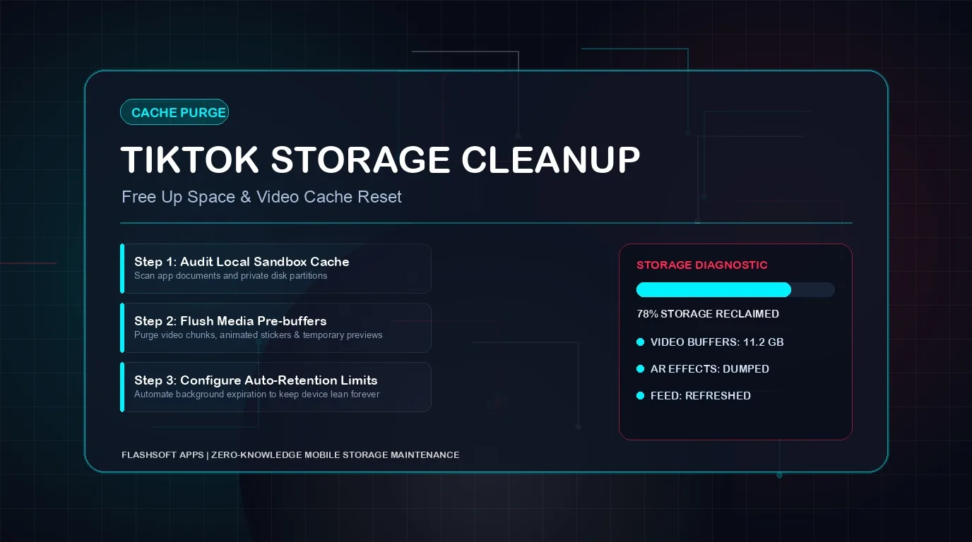 TikTok Cache Explained: Why It Eats 10+ GB and How to Clear It Safely