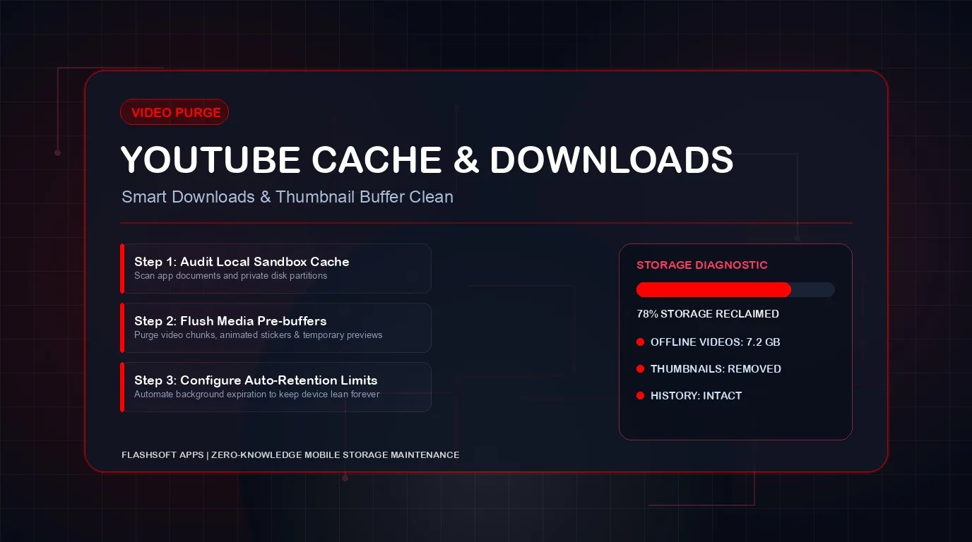 YouTube App Using 6 GB? How to Clear YouTube Cache and Manage Offline Downloads
