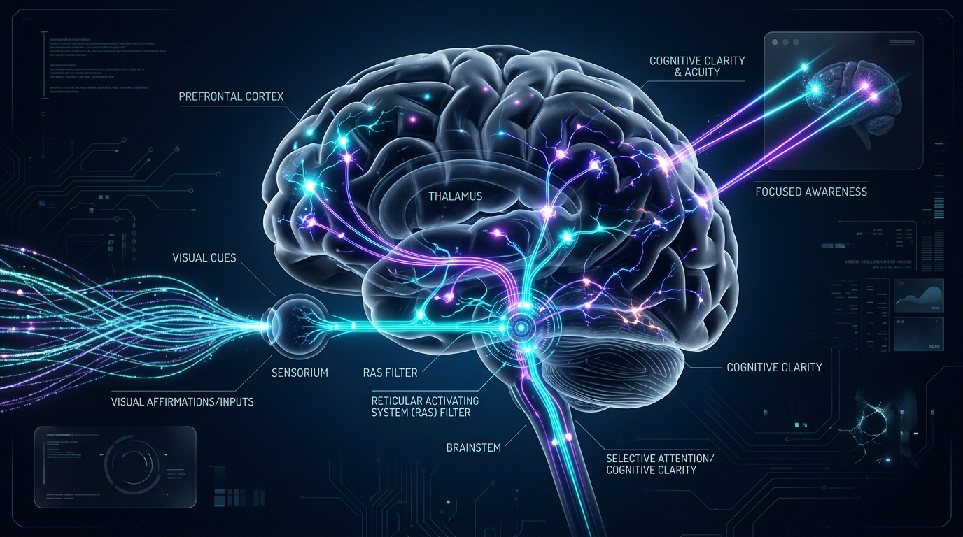 The Reticular Activating System (RAS): The Brain's Filter and How Visual Prompts Rewire Focus