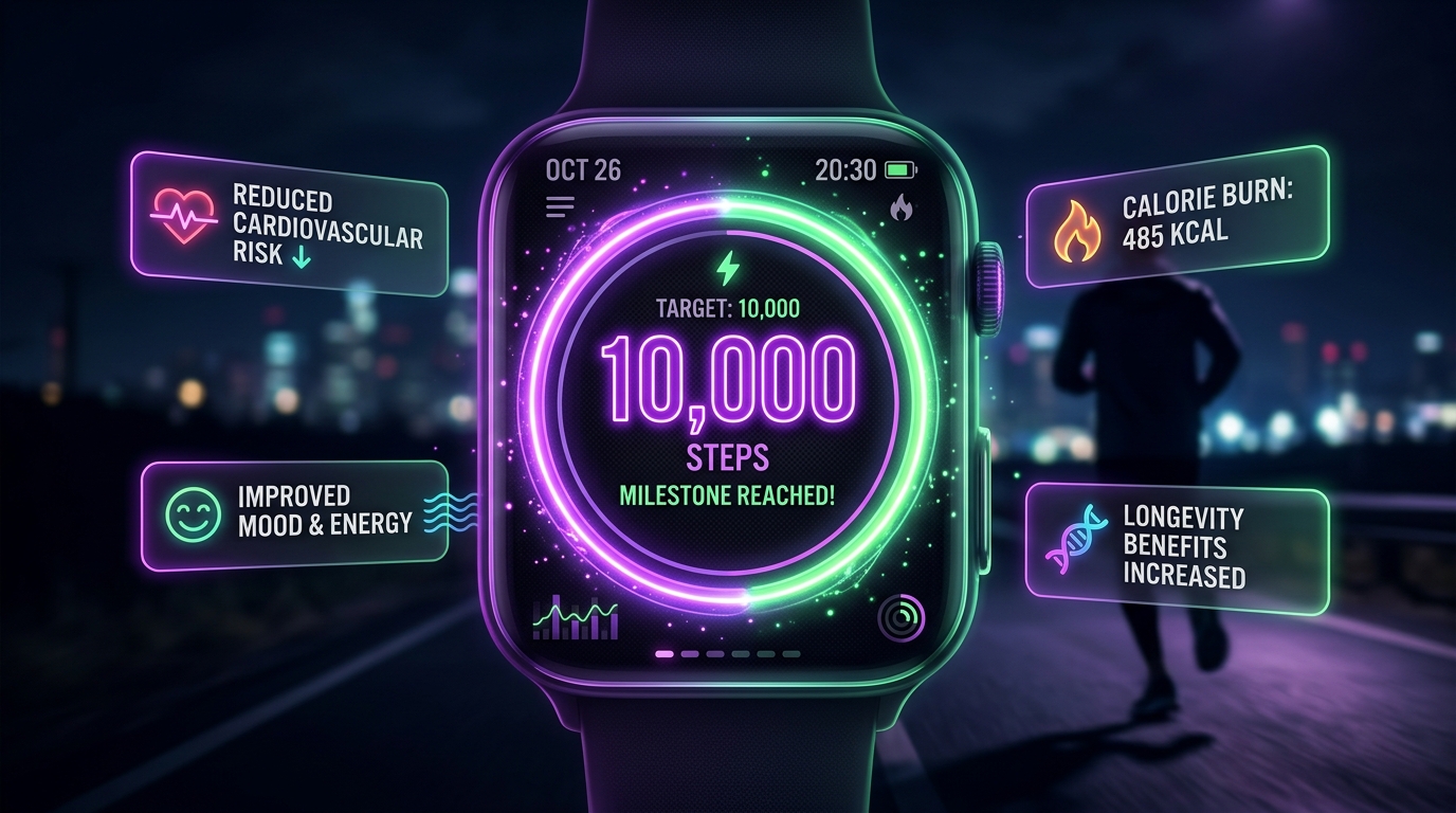 The Truth About 10,000 Steps a Day: Clinical Longevity Science and Social Gamification
