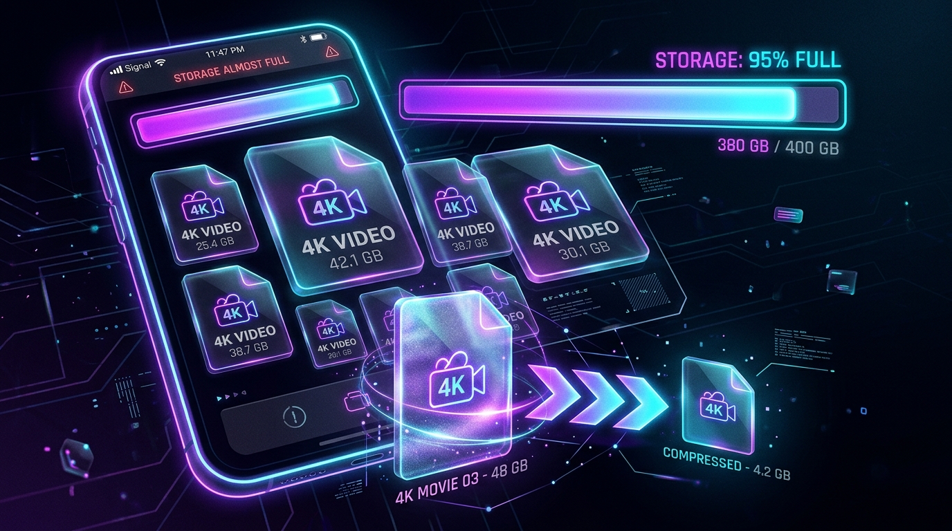 Video Storage Nightmares: How to Compress, Backup, and Organize Large Mobile Videos