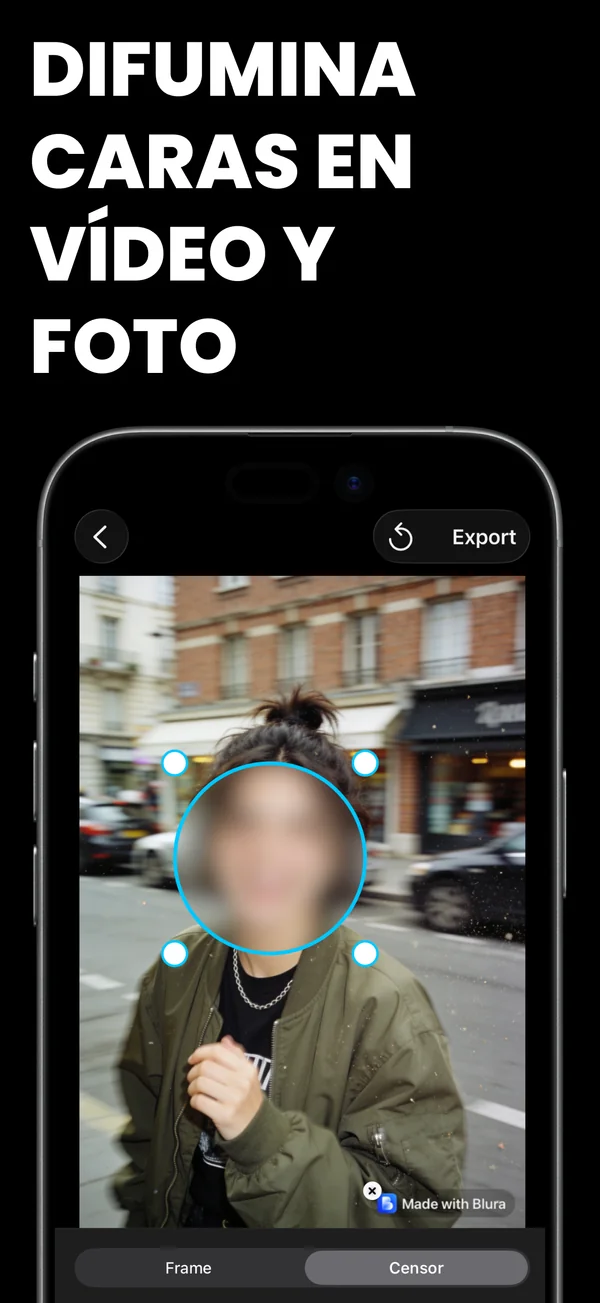 Blura - Vista General & Funciones en iPhone