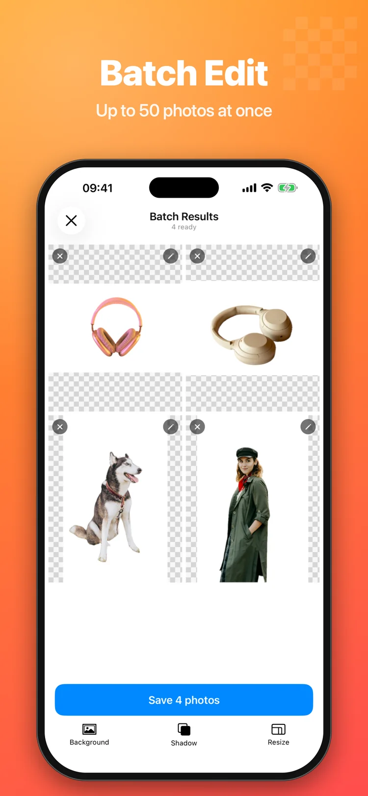 Cutout Studio - History & Data Management on iPhone