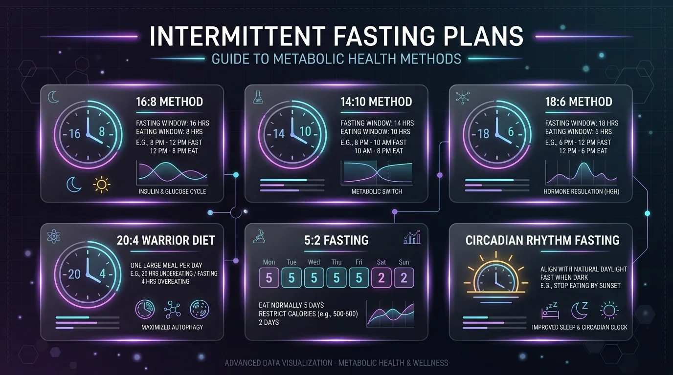 Intermittent Fasting Plans Comparison Chart