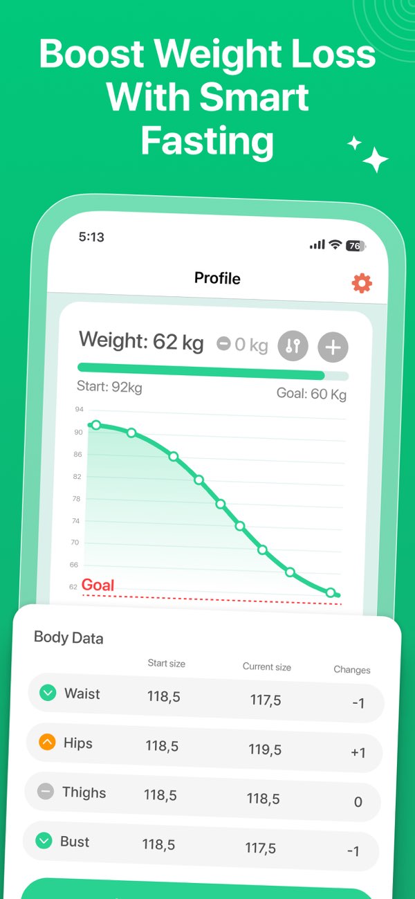 Simple Free Intermittent Fasting Tracker screenshot 2