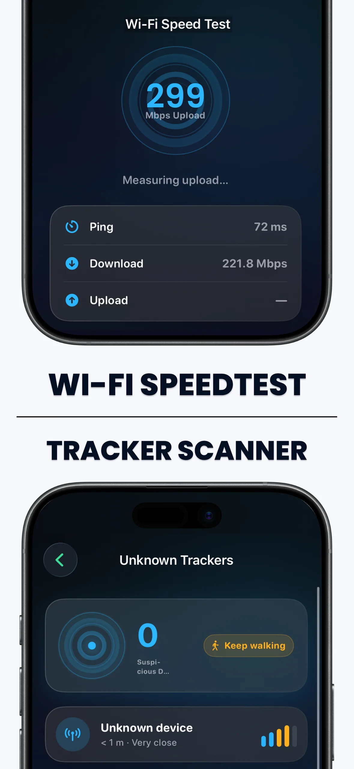 FindMy Device - Fortschritt & Kennzahlen auf dem iPhone