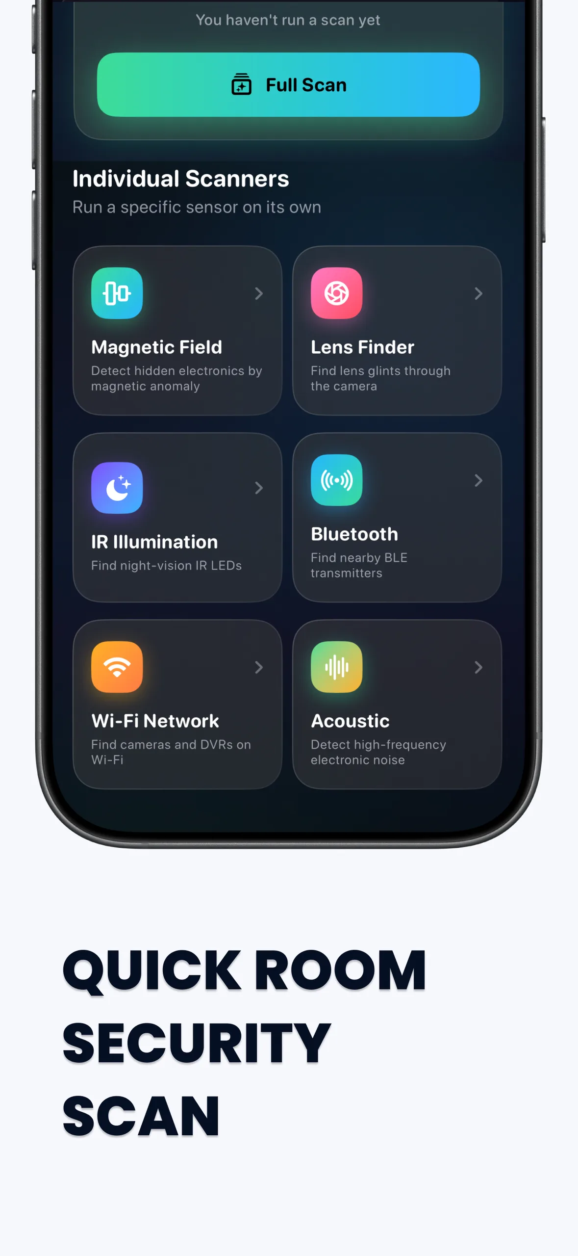 Local Wi-Fi Subnet Scanner and Open Port Analyzer Interface