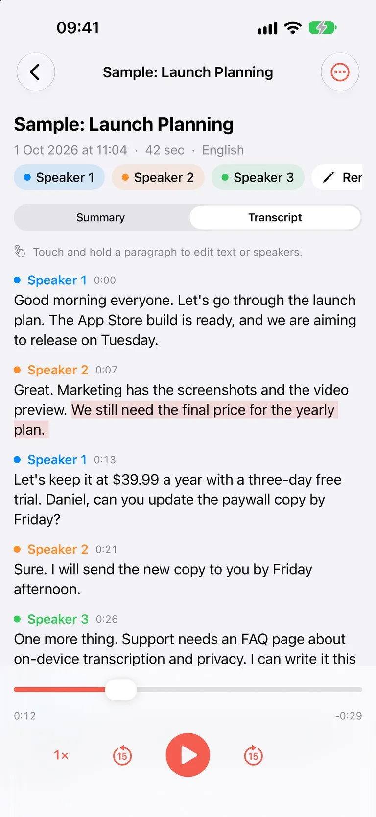 Hushnote - Detailed Insights & Tracking on iPhone