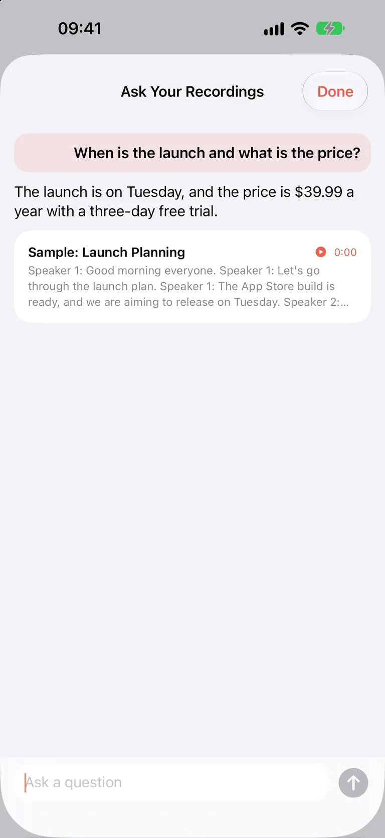 Hushnote - Custom Controls & Settings on iPhone