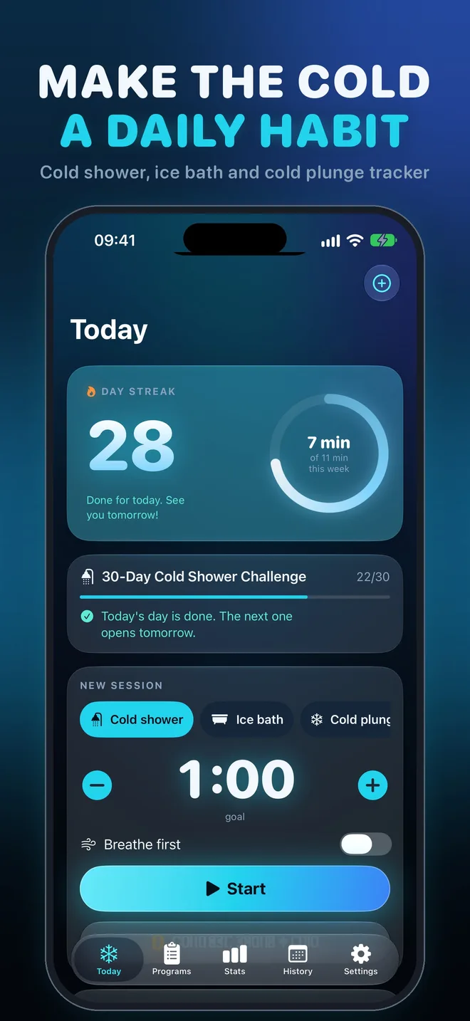 Icewise - Dashboard & Main Features on iPhone