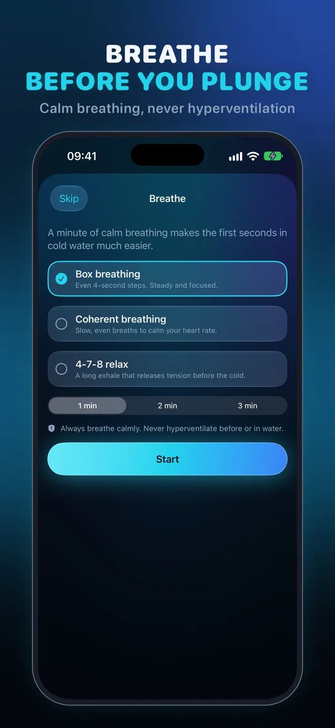 Icewise - Dashboard & Main Features on iPhone
