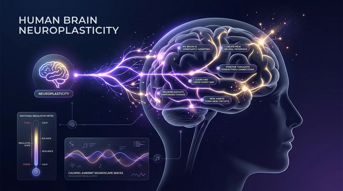 Reticular Activating System Sensory Filtering and Neuroplasticity Diagram