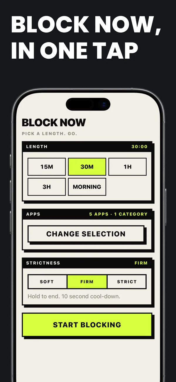 The alarm clock that rings until you're actually up - Visual Progress & Metrics on iPhone