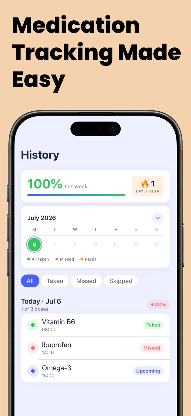Screenshot of My Pills Reminder