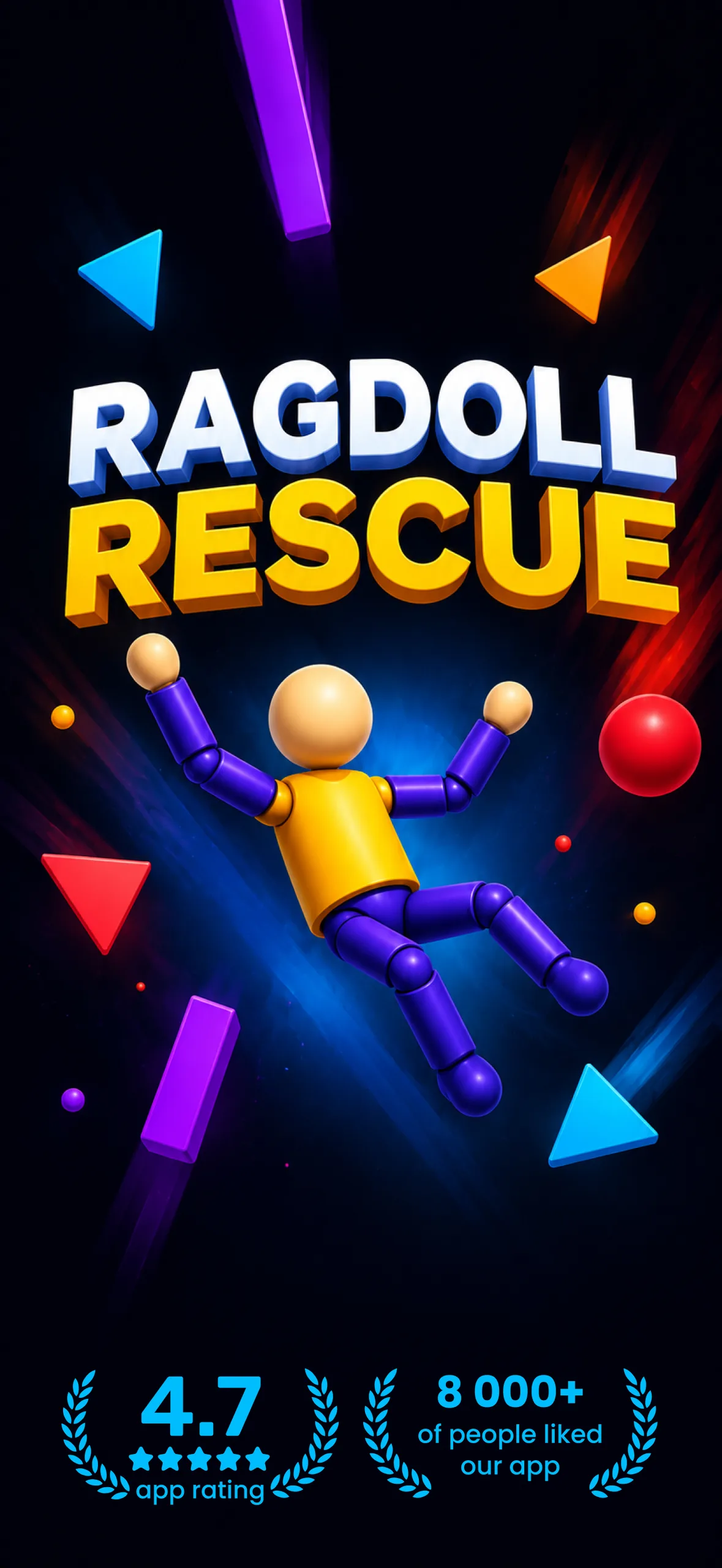 Ragdoll Rescue - Dashboard & Main Features on iPhone