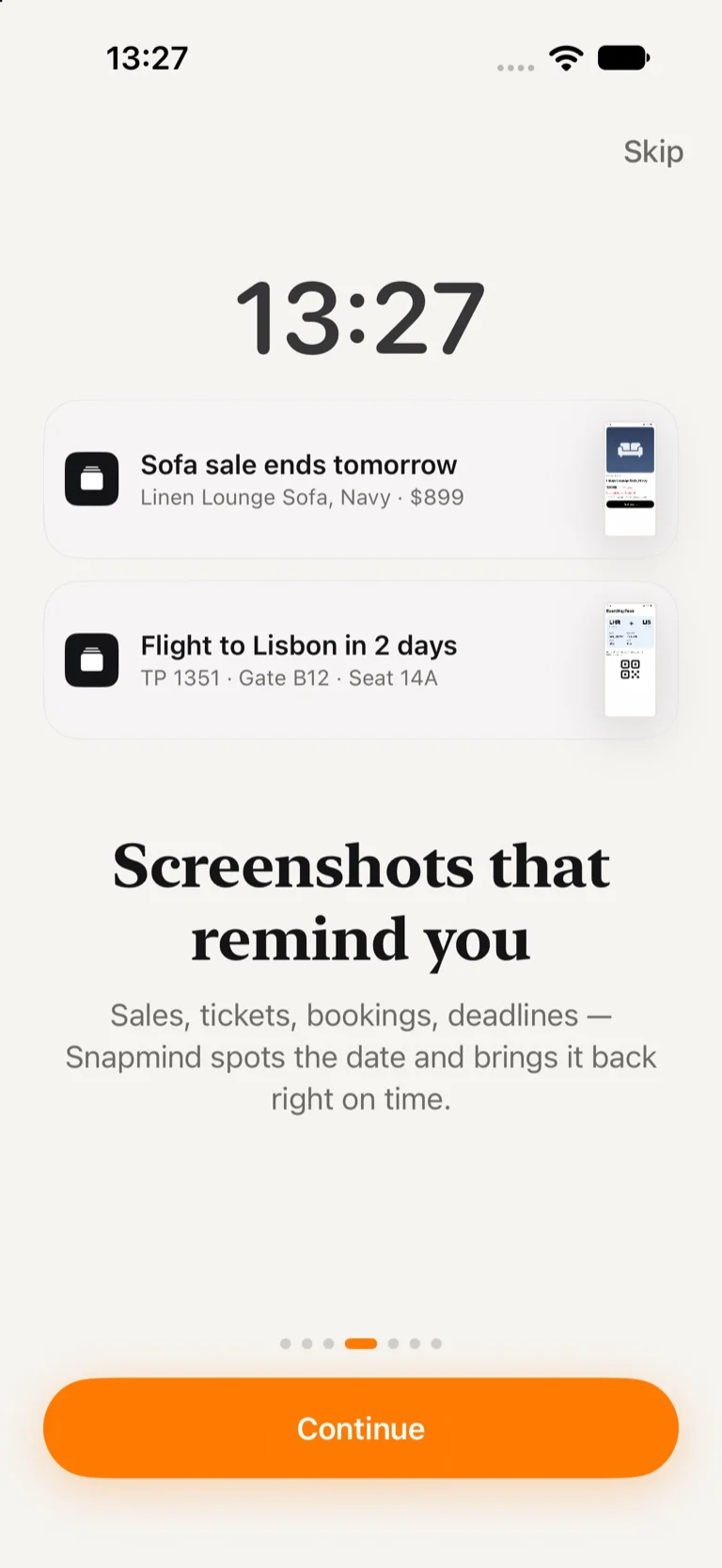 Snapmind - Детальная Статистика на iPhone