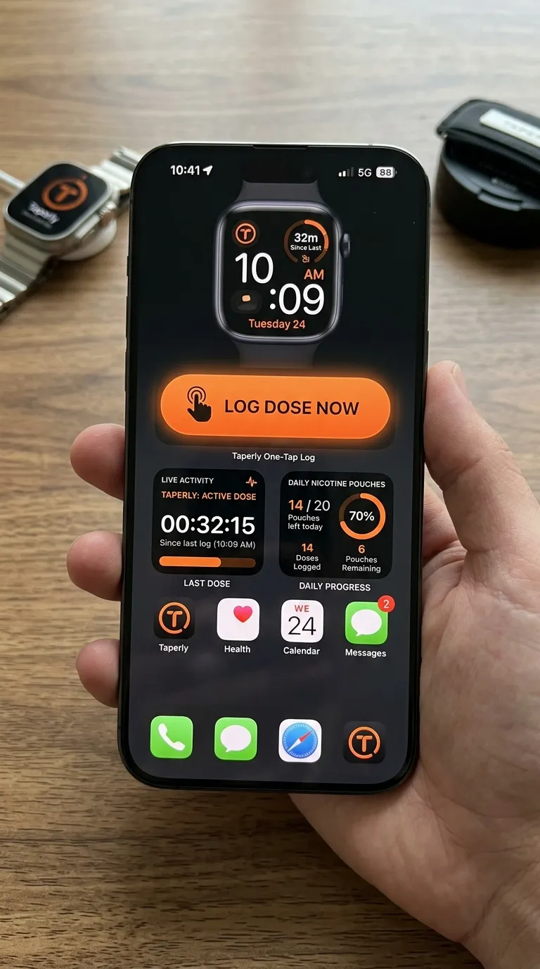 Quit vaping, snus and smoking, one step at a time - Пользовательские Настройки на iPhone
